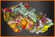 Mlaka - Písecké hory - geologická mapa