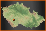 Údraž - mapa